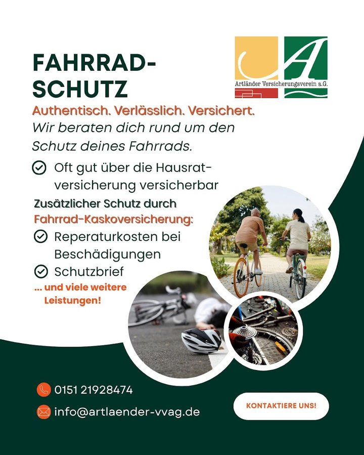 Instagram-Beitrag: Fahrradschutz