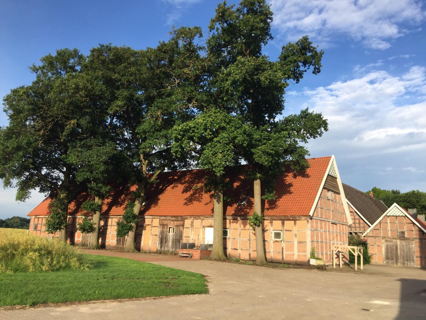 Historischer Fachwerkhof mit Stallgebäuden im Artland